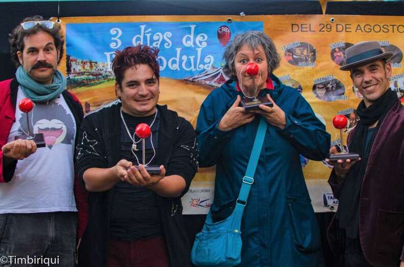 Los galardonados del festival celebrado en Valsequillo (Foto TA)